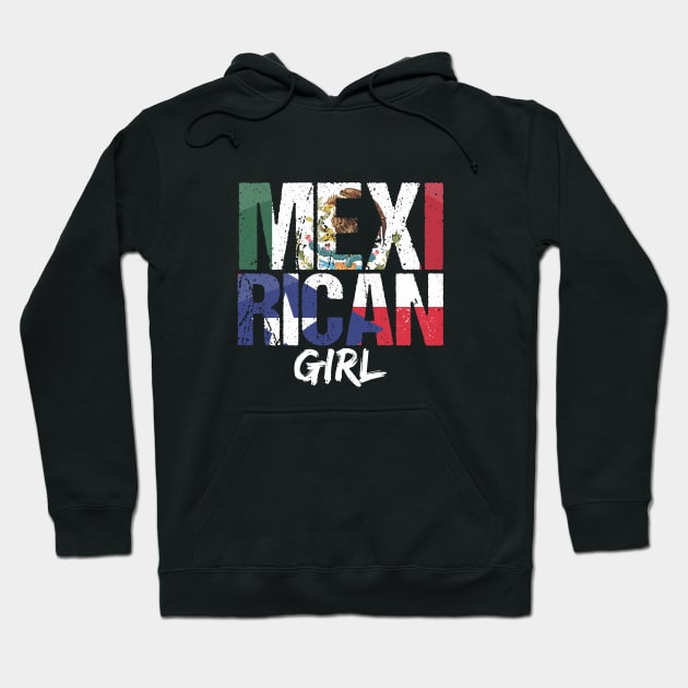 MexiRican - Puerto Rican and Mexican Pride for Women Hoodie by PuertoRicoShirts